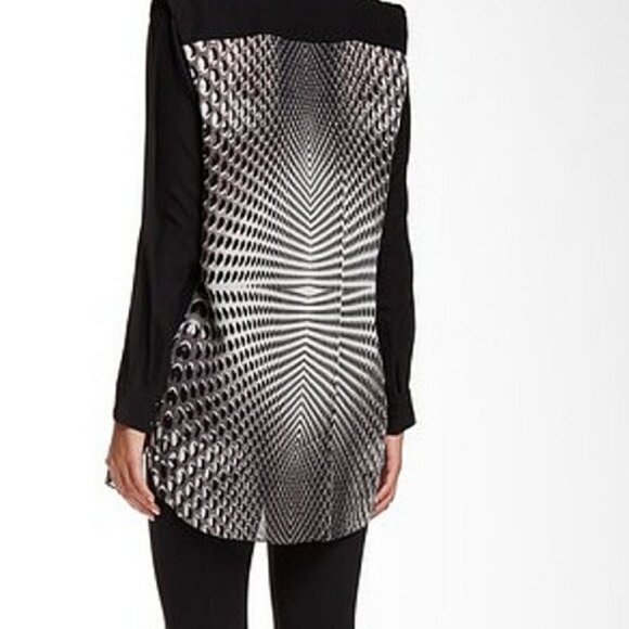 L.A.M.B. Techno Dot Button Down Shirt - Picture 2 of 7